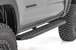 Rough Country Suspension Systems - Rough Country RPT2 Side Step Bars Black for 16-23 Toyota Tacoma Double 44012 - Image 4