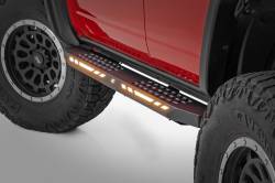 Rough Country Suspension Systems - Rough Country 57004 AC2 LED Running Boards-Black 21-25 Ford Bronco 4DR - Image 2