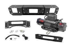 Rough Country Suspension Systems - Rough Country 51163 Front Hidden Winch Mount Kit w/Winch 21-26 Ford F150 - Image 1