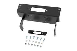 Rough Country Suspension Systems - Rough Country 92096 Front Winch Mount Kit Black for Polaris Ranger 570 Crew - Image 1