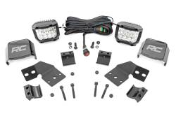 Rough Country Suspension Systems - Rough Country 93304 A-Pillar 3" LED Ditch Light Kit-Spot for Xpedition ADV 5 - Image 1