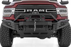 Rough Country Suspension Systems - Rough Country 51212W Tubular Front Winch Bumper Black for 19-26 RAM 2500HD/3500 - Image 3
