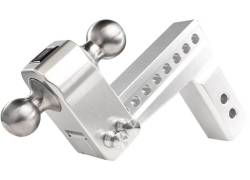 BulletProof Hitches - Bulletproof Hitches AL256S Aluminum 6" Drop/Rise Hitch 2.5" Shank w/SS Dual Ball - Image 3