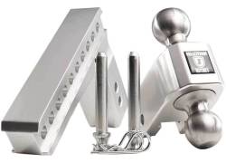 BulletProof Hitches - Bulletproof Hitches AL256S Aluminum 6" Drop/Rise Hitch 2.5" Shank w/SS Dual Ball - Image 5