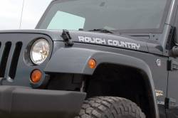 Rough Country Suspension Systems - Rough Country 4170G 27" Fender Decal Gray - Image 1