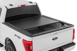 Rough Country Suspension Systems - Rough Country 53509550 Manual Retracting Tonneau Cover for 15-26 Ford F150 5.5' - Image 2
