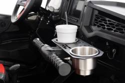 Rough Country Suspension Systems - Rough Country 93058 Passenger Grip Cup Holder Kit Black for Polaris RZR - Image 1