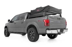 Rough Country Suspension Systems - Rough Country 10407 Aluminum Cargo Bed Rack Black 15-25 Ford F150 5.5' - Image 1