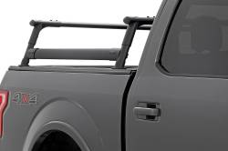Rough Country Suspension Systems - Rough Country 10407 Aluminum Cargo Bed Rack Black 15-25 Ford F150 5.5' - Image 3