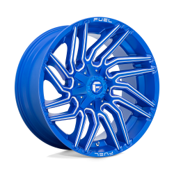 Fuel 1PC - Fuel Off Road D77422008247 D774 TYPHOON 22x10 8x6.5 -18mm Anodized Blue/Milled - Image 1