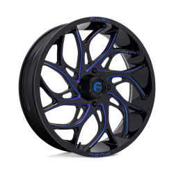 Fuel UTV - Fuel Off Road D7782470A644 D778 RUNNER UTV 24x7 4x137 13mm Black/Candy Blue - Image 1