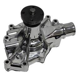 PRW - PRW 1430211 Aluminum Water Pump FORD 5.0L 86-93 w/Serpentine Belt Drive Polish - Image 1