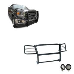 Black Horse Off Road - Black Horse 17GS12MA-PLFB Black Grille Guard w/LED for Sierra 1500 Limited - Image 1