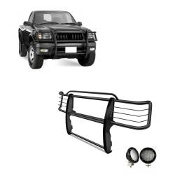 Black Horse Off Road - Black Horse 17TO23MA-PLFB Black Grille Guard w/LED for 01-04 Toyota Tacoma - Image 1