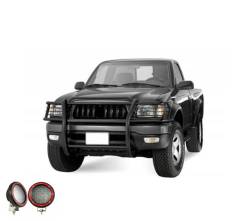 Black Horse Off Road - Black Horse 17TO23MA-PLFR Black Grille Guard w/LED for 01-04 Toyota Tacoma - Image 2