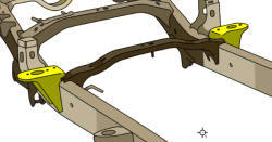 Rust Buster Frameworks - Rust Buster RB7737L Left Rear Cab Mount for 09-18 Dodge RAM 1500 QC 6.5' - Image 7