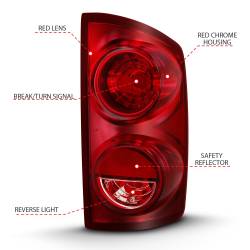 Anzo USA - Anzo USA 311309 Taillight Assembly for 07-09 RAM 1500/2500/3500 - Image 4