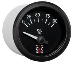 Stack - Stack ST3202 Gauge Oil Press Electric 52MM Black 0-100PSI 1/8" NPTF - Image 5