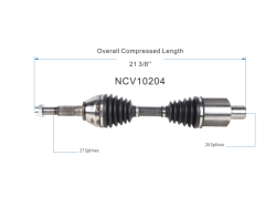 GSP - GSP NCV10204 CV Axle Assembly Front Right for Chevy/GMC/Oldsmobile 2.2/4.3 - Image 6