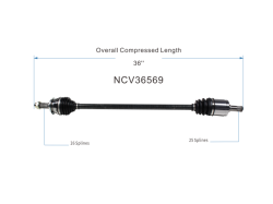 GSP - GSP NCV36569 06-15 Honda Civic Coupe/Sedan Front Right CV Axle Assembly - Image 6