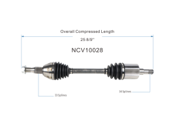 GSP - GSP NCV10028 Buick/Pontiac 3.8 Front Right CV Axle Assembly - Image 6