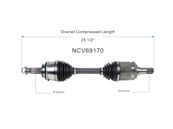 GSP - GSP NCV69170 Front CV Axle Assembly for Lexus & Toyota - Image 6