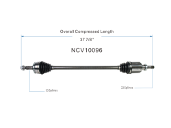 GSP - GSP NCV10096 Chevy 1.8 Front Right CV Axle Assembly - Image 6
