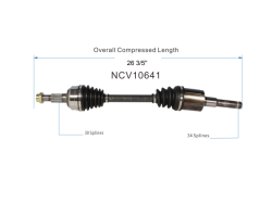 GSP - GSP NCV10641 Front Left CV Axle Assembly for Chevy/GMC 2.4 - Image 6