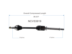 GSP - GSP NCV53919 Front Right CV Axle Assembly for 07-12 Nissan Sentra 2.0 - Image 6