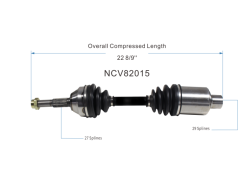 GSP - GSP NCV82015 Front Right CV Axle Assembly for 02-07 Jeep Liberty 3.7 - Image 6