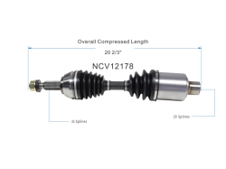 GSP - GSP NCV12178 Front CV Axle Assembly for Dodge 3.7/4.7 - Image 6