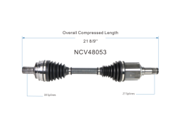 GSP - GSP NCV48053 Mercedes Front Right CV Axle Assembly - Image 6