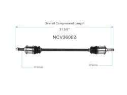 GSP - GSP NCV36002 Right Rear CV Axle Assembly for 02-06 Honda CR-V - Image 6