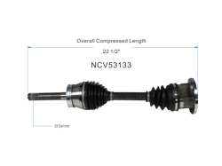 GSP - GSP NCV53133 Front CV Axle Assembly for Nissan - Image 6
