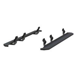 ARIES - ARIES 2055519 6.5x91" Blk Steel Running Boards for 15-26 Ford F-Series Crew Cab - Image 2
