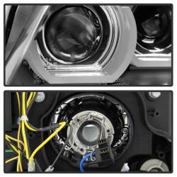 Spyder Auto - Spyder Auto 5086488 Black Projector Headlights LED Turn Signal - Image 2