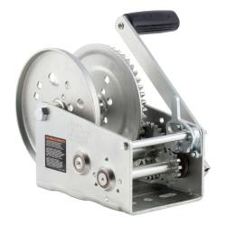 CURT - Hand-Crank 2-Speed Winch 3200 lbs 17.51 Low Gear Ratio 9.6" Handle - Image 2