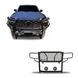 Black Horse Off Road - Black Horse RU-TOTA16-B-PLFB HD Grille Guard w/5.3" LED for 16-23 Toyota Tacoma - Image 1