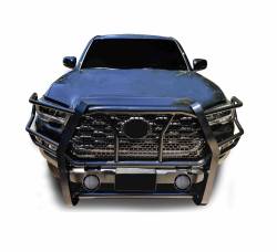 Black Horse Off Road - Black Horse RU-TOTA16-B-PLFB HD Grille Guard w/5.3" LED for 16-23 Toyota Tacoma - Image 2
