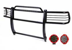 Black Horse Off Road - Black Horse 17TH26MA-PLR Black Grille Guard w/LED for 01-05 Toyota RAV4 - Image 2