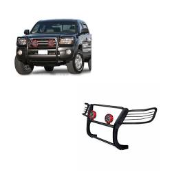 Black Horse Off Road - Black Horse 17TO23MA-PLB Black Grille Guard w/LED for 01-04 Toyota Tacoma - Image 1