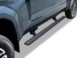 APS - APS PB20WAE8B W-Series Power Running Boards Black for 24-25 Tacoma Double - Image 1