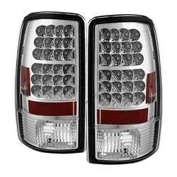 Spyder Auto - Spyder Auto 5001535 Chrome/Clear LED Taillights - Image 1