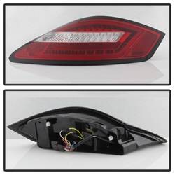Spyder Auto - Spyder Auto 5083173 LED Red/Clear Taillights for 06-08 Cayman/Boxster - Image 2