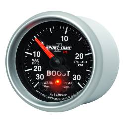 AutoMeter - AutoMeter 3677 Sport-Comp II Vacuum/Boost w/Peak & Warn 30' HG/30PSI 2-1/16" - Image 2