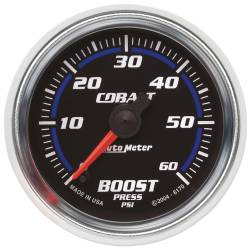 AutoMeter - AutoMeter 6170 Cobalt Boost Pressure Gauge 0-60 PSI 2-1/16" Stepper Motor - Image 1