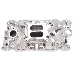 Edelbrock - Edelbrock 27014 Performer EPS Intake Manifold 55-86 Chevy SB EnduraShine Finish - Image 1