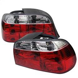 Spyder Auto - Spyder Auto 5000651 Crystal Red/Clear Taillights for 95-01 BMW 740i/740iL/750i - Image 1