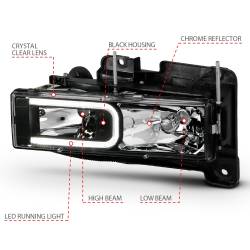 Anzo USA - Anzo USA 111498 Crystal Headlight Set - Image 4