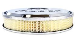 Proform - Proform 440-835 Air Cleaner 14" Diam Alum. Chrome Recessed Black Mopar Emblem - Image 3